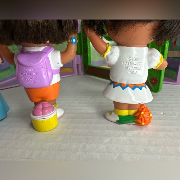 2003 Mattel Dora the Explorer toy figure or cake topper plastic Birthday box - Picture 8 of 15